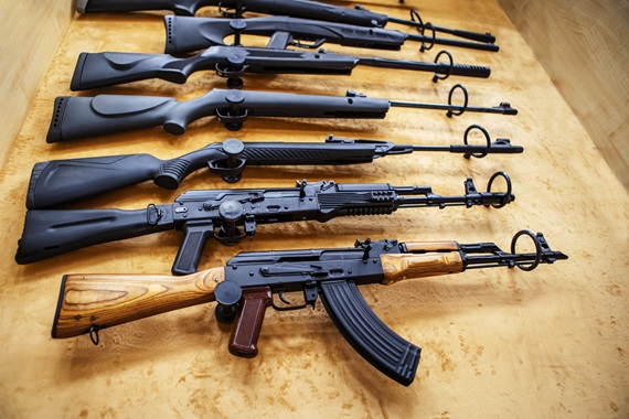 different types of rifles